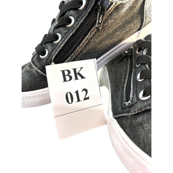 Cat & Jack Girls Sneakers Zip Sides Gray Size 1 - Picture 10 of 10